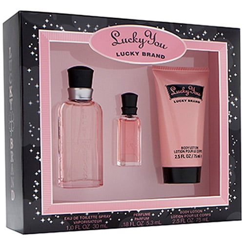 Lucky Brand Lucky You Fragrance Gift Set for Women, 3 pc Walmart