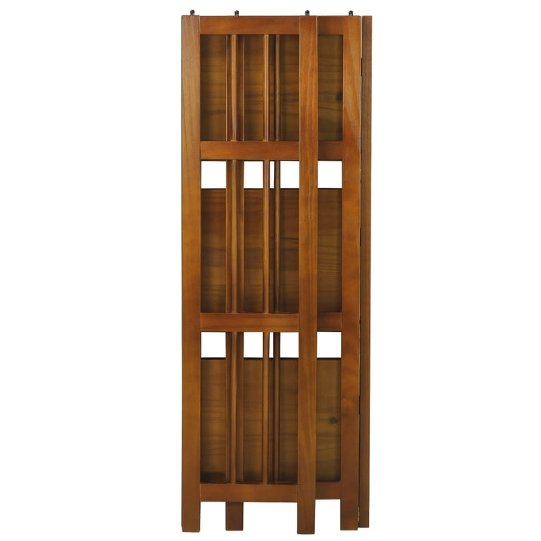Casual Home 3-Shelf Folding Wood Bookcase photo 4
