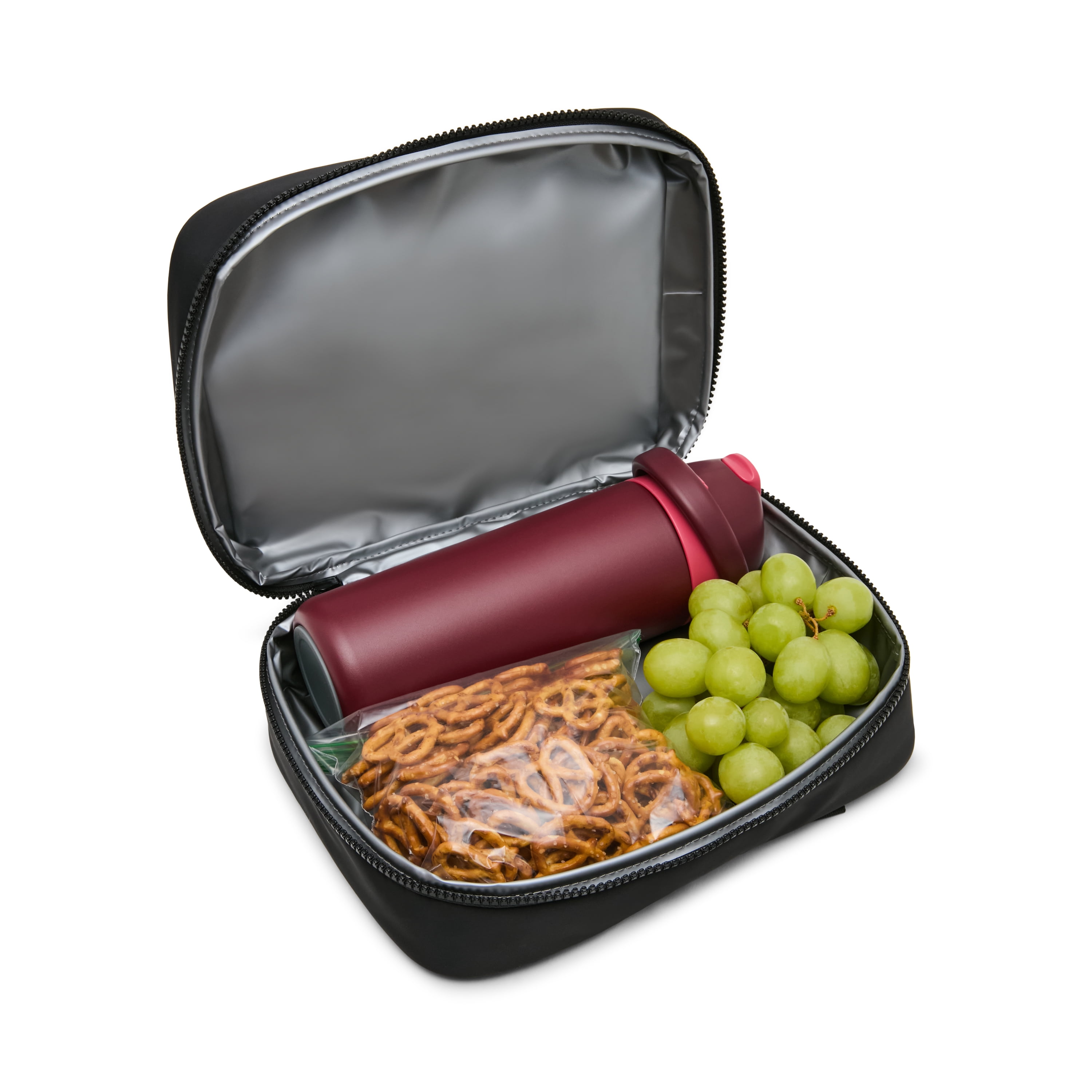 Madden NYC Zip Around Lunchbox, Black