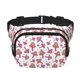 thumbnail image 1 of Fotbe Purple Mushroom Cangurera Cuadrada con Estampado de Doble Capa, Bolsa de Cintura Ajustable Mini para Hombres y Mujeres, 1 of 9