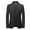 Black, variant on EQWLJWE Mens Suit Jacket One Button Slim Fit Sport Coat Business Daily Blazer for Wedding Office Gift for Husband Blue XXXXL