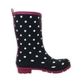 thumbnail image 2 of Joules Women's Molly Welly Navy Spot Knee-High Rubber Rain Boot - 6M, 2 of 2