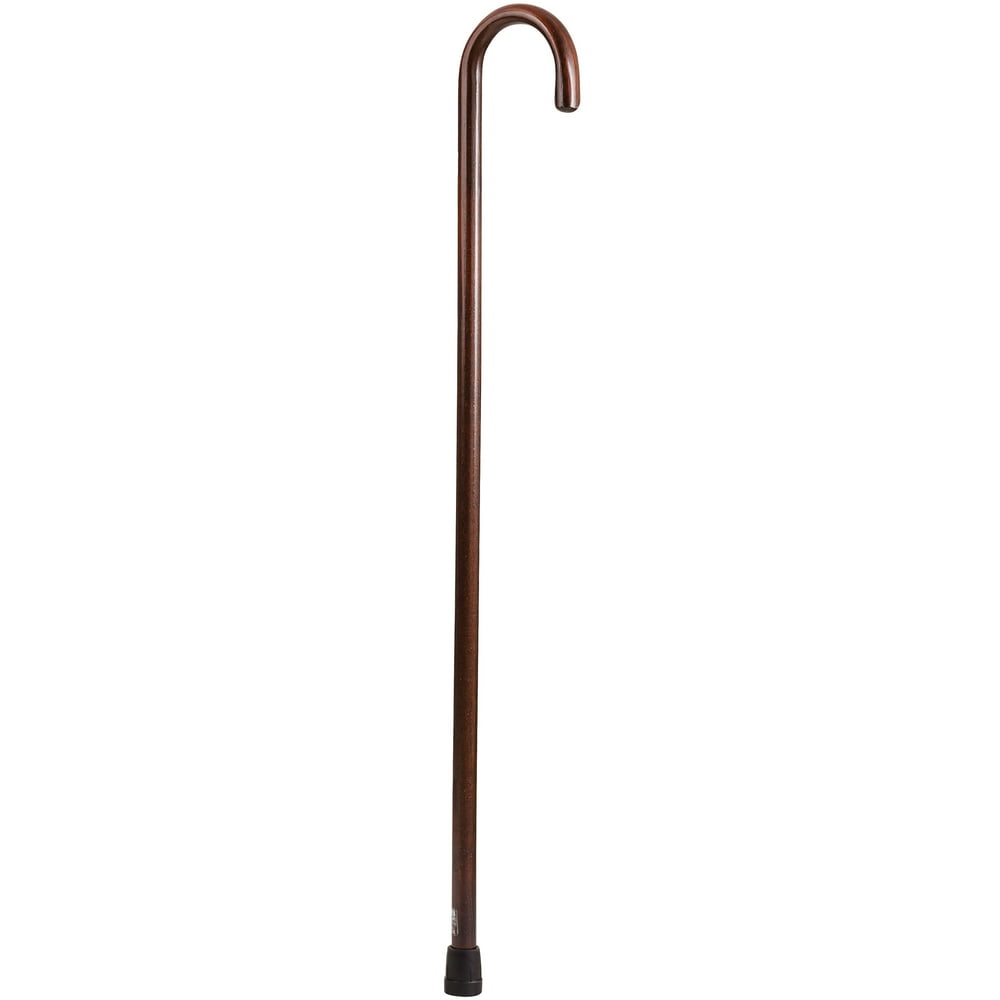 DMI Deluxe Ladies’ Traditional Wood Walking Cane, 36 inches, Walnut
