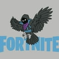 thumbnail image 2 of Women's Fortnite Raven Logo Graphic Tee Athletic Heather Medium, 2 of 4