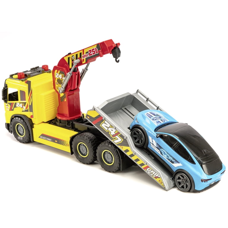 Dickie Toys: Giant Tow Truck – 1:16 Scale Volvo FMX Vehicle & Blue