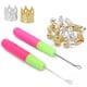 thumbnail image 5 of Juego de Herramientas para rastas, anillos para el pelo, gancho de cierre, agujas de ganchillo, accesorios para decoración del cabello, 5 of 5