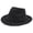 Black, variant on SRZYMJ Western Cowboy Hat for Men Women Classic Roll Up Fedora Hat