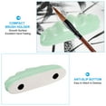 thumbnail image 3 of Uxcell Calligraphy Brush Holder, 2 Pack 4 Ports Ceramic Chinese Calligraphy Brush Rest, Green, 3 of 6