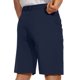 thumbnail image 4 of Pantalones Cortos de Carga para Hombres con Múltiples Bolsillos Pantalones de Carga de Verano de Color Sólido Ajuste Suelto con Bolsillos de Cremallera, 4 of 8