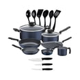 thumbnail image 1 of Batería de Cocina Tramontina Malta 18 Piezas Color Azul Modelo 32300-466, 1 of 5