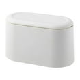 thumbnail image 2 of Desk Trash Can Plastic Desktop Bin Portable Practical Table Waste Dustbin Sundries Barrels Box for Living Room Office Car Blue, 2 of 7