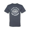 thumbnail image 2 of Wild Bobby,Dad Man Myth Legend Funny Dad Uncle Papa Granpa Dad Gift, Father's Day, Men Graphic Tees, Vintage Heather Blue, Small, 2 of 3