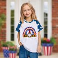 thumbnail image 2 of FamilyThread Kids American USA Flag Patriotic T Shirts 4th of July Summer T-Shirt for Boys Girls Short Sleeve American Flag Holiday Patriotic Tops, 2 of 8