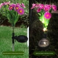 thumbnail image 3 of IP65 impermeable para jardín césped patio estanque patio trasero luces solares de flores coloridas Hugtrwg Para estrenar, 3 of 9