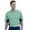 Green Clover/Navy, variant on Monterey Club Men's Slider Colorblock Golf Polo Shirt #1037