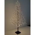 thumbnail image 4 of 5.8Ft Black Pre-Lit Birch Tree with 1099 LED Lights Christmas Holiday Decor Indoor Use Only, 4 of 5