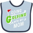 thumbnail image 3 of Inktastic Going Golfing with My Mom Kids Golf Boys or Girls Baby Bib, 3 of 4