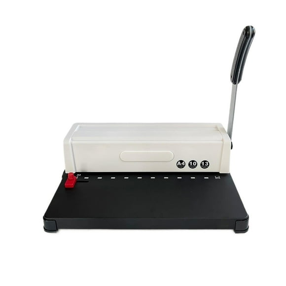 Binding Machine Punching 12 Sheets Square Size Holes Fit Letter Size A4 A3 Book Binder For Files Office School Home Contracts ,Pinpoint Punching