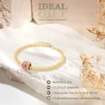 thumbnail image 6 of 50th Birthday Gifts for Women Gold Ring Bracelet Birthday Gifts for Mom Daughter Grandma Sister Friends Coworker, 6 of 8