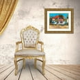 thumbnail image 3 of Slivka, Jane 18x15 Gold Ornate Wood Framed with Double Matting Museum Art Print Titled - Oceanview Home, 3 of 4