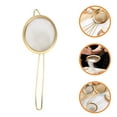 thumbnail image 4 of Miangastore Kitchen Strainer Fine Mesh Strainer Golden Ergonomic Handle 1Pcs, 4 of 8