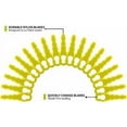 thumbnail image 3 of Lote de 100 Lames de Rechange compatibles para Ryobi Coupe Bordure, Têtes Double Lames Dentelées RAC155 RAC157 RAC158,, 3 of 5