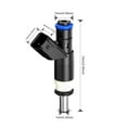 thumbnail image 2 of 4pcs New Upgrade Fuel Injector 04891577AC FOR 2011-2014 Chrysler 200 2.4L I4, 2 of 12