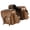 Khaki, variant on Motorcycle Tool Bag Retro Styles Saddlebag Waterproof Leather Side Pouches Travel Luggage Bag Over Saddlebags
