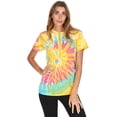thumbnail image 4 of Tie Dye Style T-Shirts for Men and Women - Multi Color Tops by Krazy Tees, 4 of 6