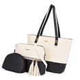 thumbnail image 1 of Kit De Bolso De Hombro, Elegante Gran Capacidad, Almacenamiento De Bloques De Color Suave, Bolso De Cubo Para Mujer, Kit De Cuero PU Para Calle, 1 of 7