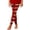 Wine, variant on Toddler Girls Pants Festive Printed Tapered Leggings Stretch Fit Holiday Season Outfits Size 3-4T ,Black