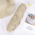 thumbnail image 5 of Bolso redondo de paja para mujer, bolso de playa de verano, bandolera de ganchillo con bolso de estilo bohemio tejido para vacaciones, viajes, compras y uso diario JFHHH pequeña, 5 of 5