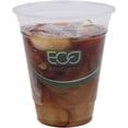 thumbnail image 4 of Eco-products Greenstripe Cold Cups - 12 Fl Oz - 20 / Carton - Clear, Green - Polylactic Acid (pla), Plastic - Cold Drink, 4 of 12