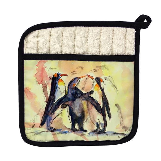 Betsy Drake PT097 Pingouins Pot Titulaire