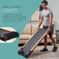 thumbnail image 5 of LifePro TimberTrek Walking Pad – Under Desk Treadmill for Home & Office, Quiet Portable Walking Machine with Remote Control, LED Display, Wood Finish – No Assembly Needed, 5 of 9