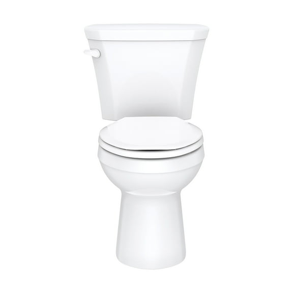 Gerber GWS31512 White Vitreous China Elongated 15-1/2in, 1.28 GPF Toilet