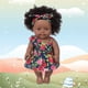 thumbnail image 5 of Conjunto de ropa y muñeca negra de muñecas bebé negras, muñecas africanas de silicona de 11,8 pulgadas con vestido rosa y diadema, el mejor regalo para niñas, 5 of 5