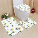 thumbnail image 1 of ABPHQTO Arreglo floral Juego de alfombras de baño de 3 piezas Alfombra de baño Alfombra de contorno y tapa de inodoro ABPHQTO Cont-CHAPPLE-36157, 1 of 2