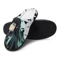 thumbnail image 4 of Demon Slayer Tokito Muichiro Women's Cotton Home Shoes, Trendy Printed Slippers Thick Plush Warm House Slippers 9-10(40-41), 4 of 8