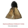thumbnail image 4 of Gorro de punto para mujer, cálido, para exteriores, ciclismo, senderismo, invierno, hip hop., 4 of 8