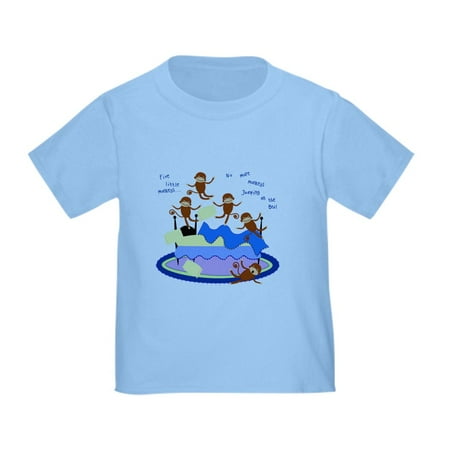 

CafePress - Five Little Monkeys... Toddler T Shirt - Cute Toddler T-Shirt 100% Cotton