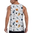 thumbnail image 3 of Haiem Cartoon Planets Men Workout Tank Top Gym Bodybuilding Sleeveless Muscle T Shirts Athletic Tank Breathable Workout Shirt-Small, 3 of 9
