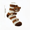 thumbnail image 3 of 3D Knit Animal Socks for Kids,Bear Hug Animal Socks Attached for adult,Cute Stuffed Christmas Gift,Cozy Floor Sock,Kids Size, 3 of 4