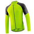 thumbnail image 4 of yeacher Men's Reflective Cycling Jacket with UV Protection - Lightweight, Breathable, and Water-Resistant for Outdoor Activities in Fluorescent Green, Size L, 4 of 5