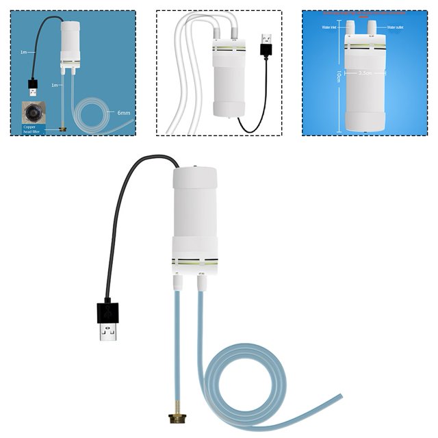 Pompe à Eau USB Mini 4Lmin pour Flux d'Eau Efficace dans Diverses Applications