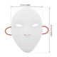thumbnail image 2 of Máscara de antifaz para hombre, ideal para disfraces de cosplay, fiestas de disfraces y manualidades. Máscara blanca para Halloween y carnaval., 2 of 8