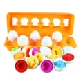 thumbnail image 1 of 1 Set Easter Kids Toy Simulated Egg Box Assembling Toy Funny Early Educational Toy Cartoon Egg Box Removable Toy for Kids Girl Boy Playing Patterns Style Orange, 1 of 7