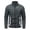 Dark Gray, variant on Mens Colorblock Stand Collar Jackets Zip Up Long Sleeve Casual Stylish Motorcycle Structured Tops Streetwear Versatile Outerwear