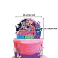 thumbnail image 3 of Kpop Demon Hunters Birthday Party Supplies,KPop Demon Hunters Birthday Party Supplies One set of paper flags + 12 flag holders + 16 balloons + 1 large power strip, 3 of 9