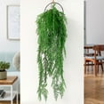 thumbnail image 1 of Flores artificiales, flores falsas, flores artificiales, plantas verdes simuladas, hojas persas, adornos para colgar en la pared, materiales para decorar paredes de restaurantes, plantas colgantes sim, 1 of 7